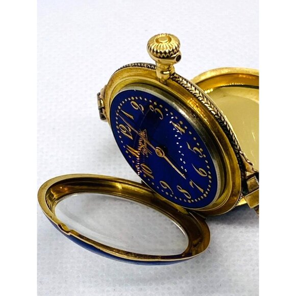 Tiffany & Co 18K Blue Enamel Pocket Wrist Watch Chipped Enamel Watch main image 10